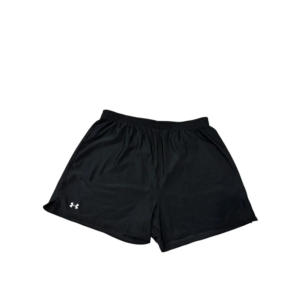 Under Armour‎ Mens Black Athletic Running Shorts HeatGear Training Gym Size L